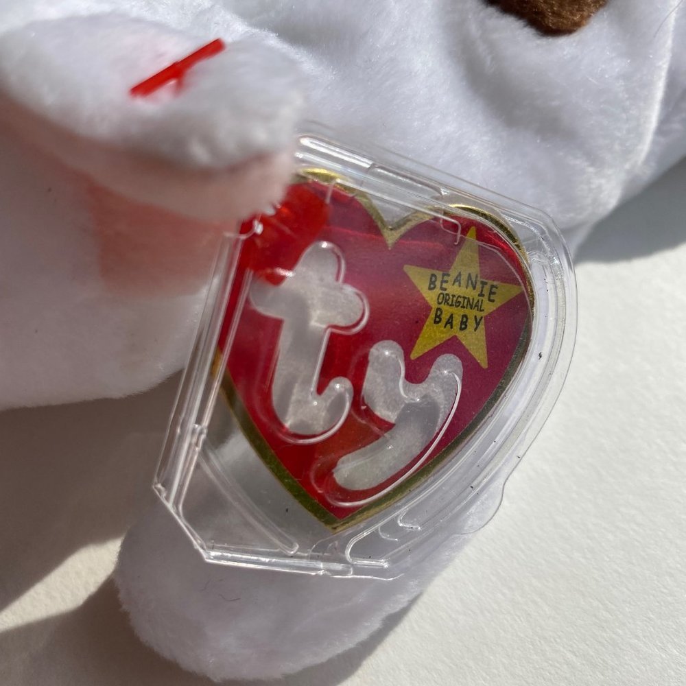 TY Beanie Babies Original BUTCH Dog Retired Plush Rare 1999 w/ Tag Protector